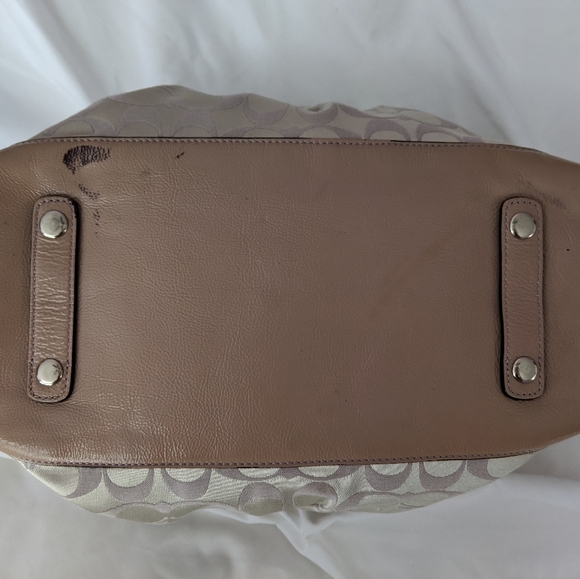 Coach Ashley Signature Sateen Satchel Bag - Picture 8 of 16